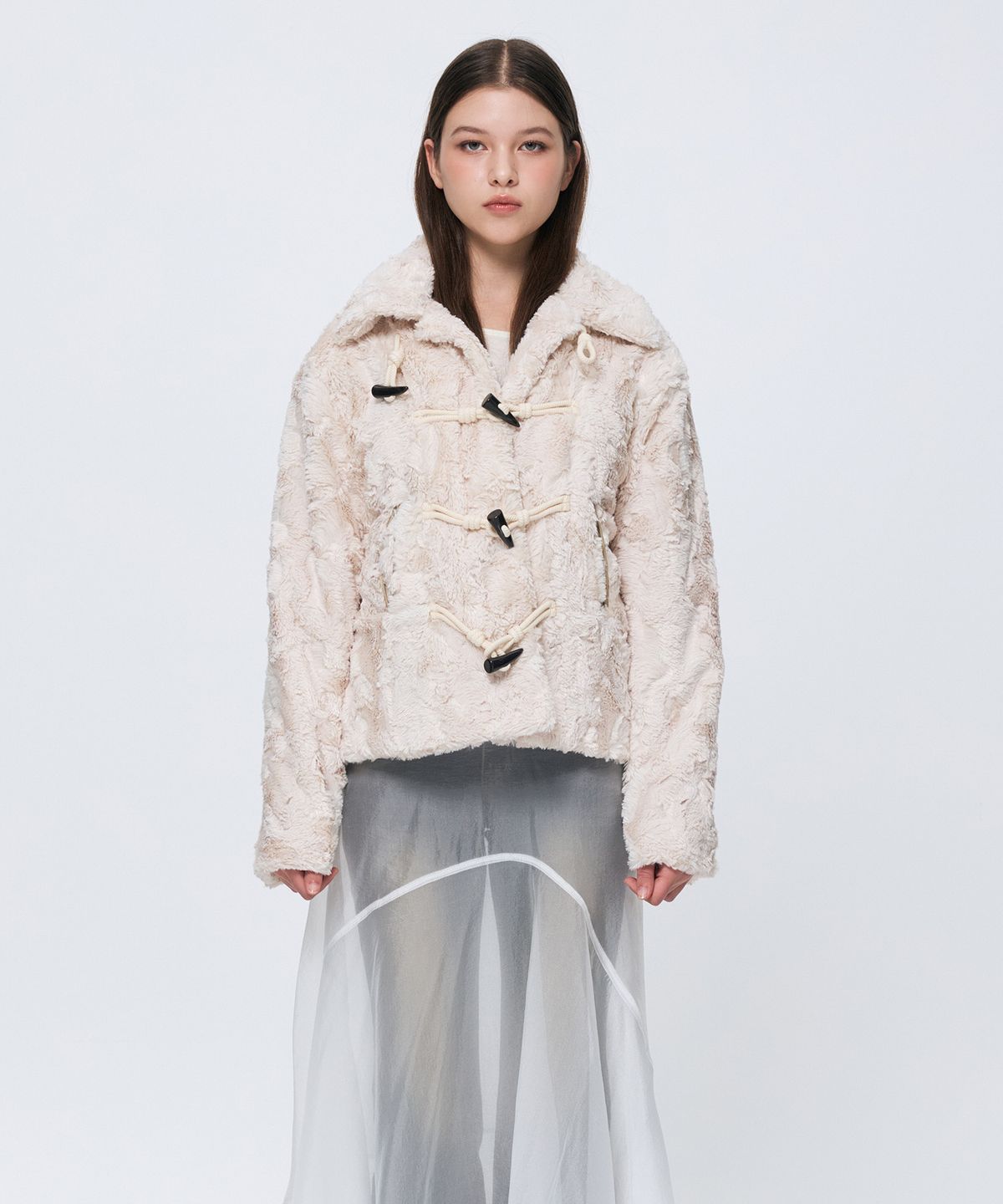 아리킴(ARIKIM) COZY FUR JACKET / BEIGE