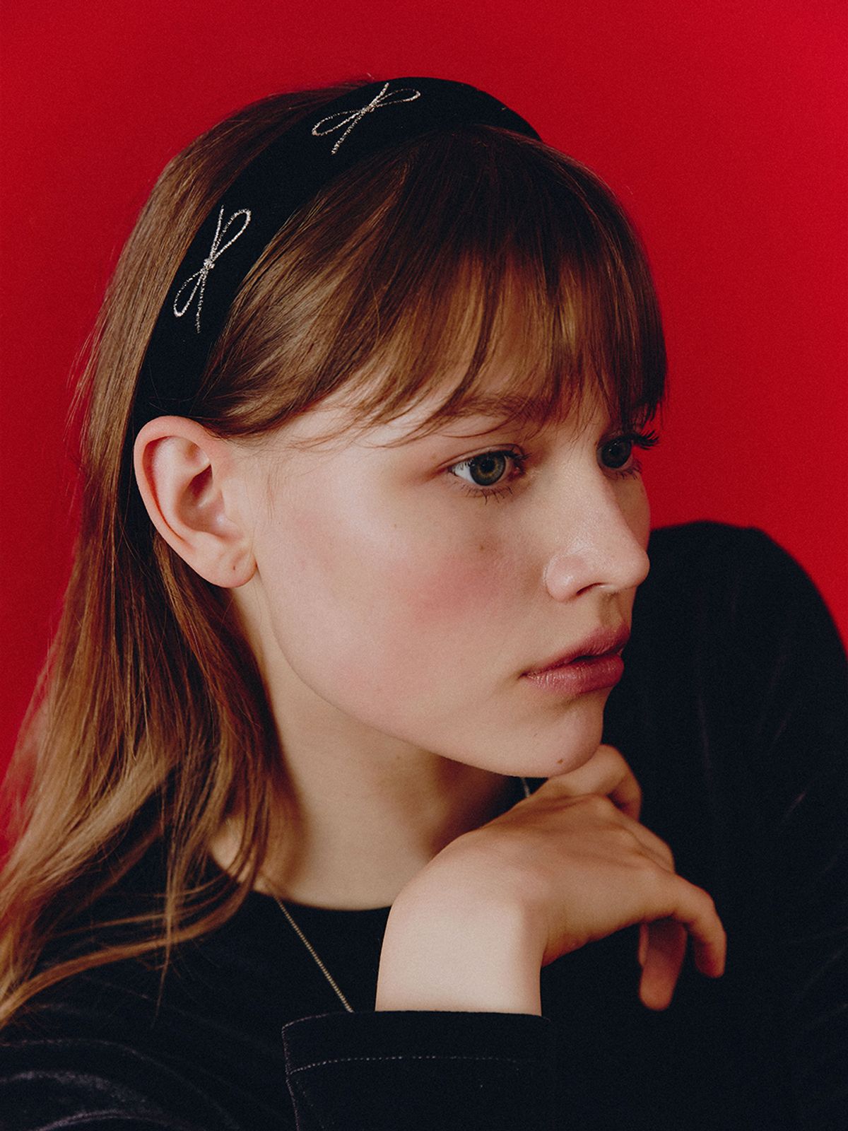 빈티지헐리우드(VINTAGE HOLLYWOOD) Ribbon Velvet Hairband_VH25NNHB102V