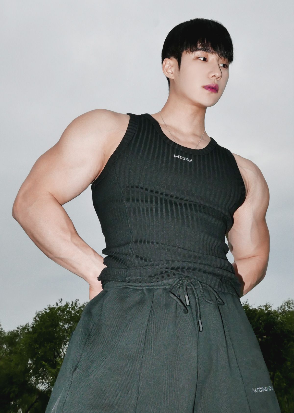 원나우(WONINOW) NOW fit Sleeveless_BLACK