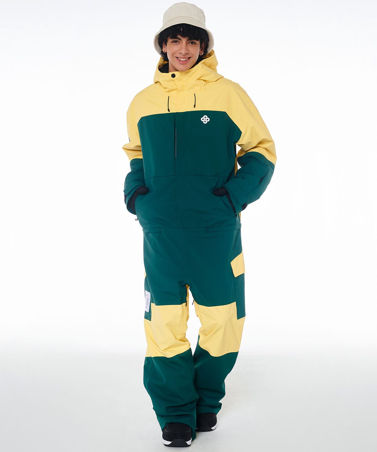 돌아우터웨어(DOLL OUTERWEAR) 2425 리브레 보드복 점프슈트 그린 남녀공용