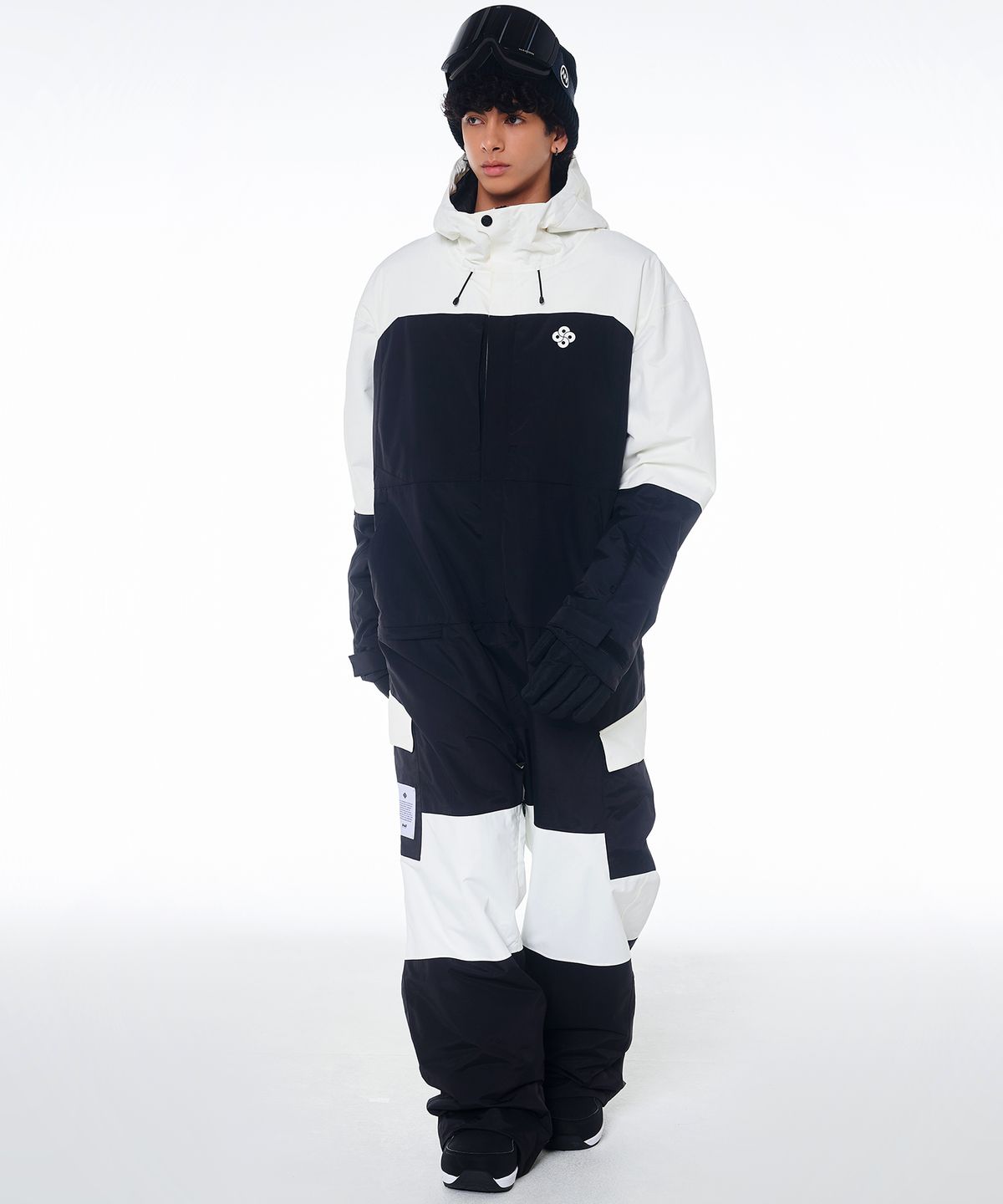 돌아우터웨어(DOLL OUTERWEAR) 2425 리브레 보드복 점프슈트 블랙 남녀공용