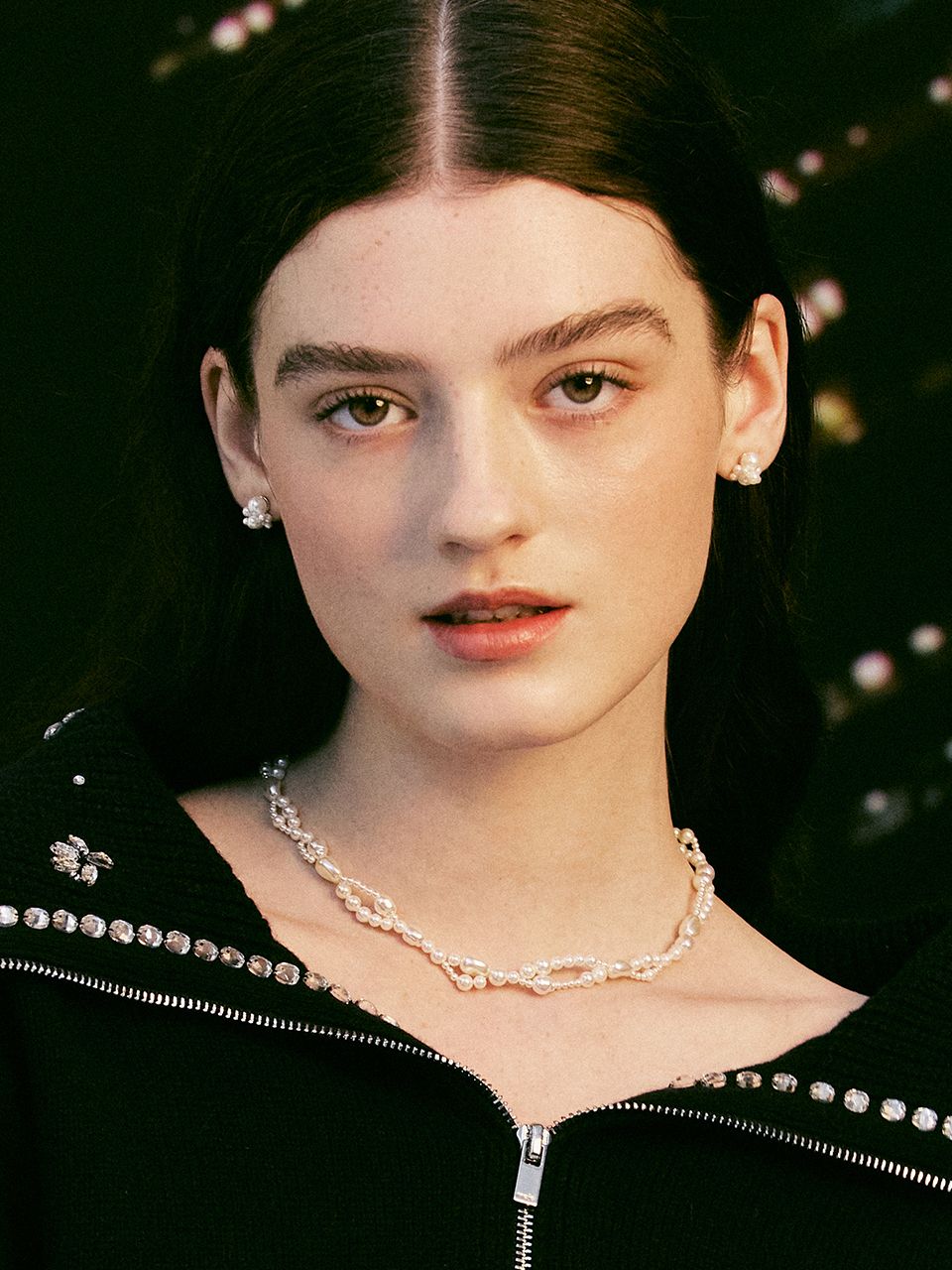 【VINTAGE HOLLYWOOD】Bubble Mix Pearl Necklace★ MUSINSA | VINTAGE HOLLYWOOD Bubble Mix Pearl