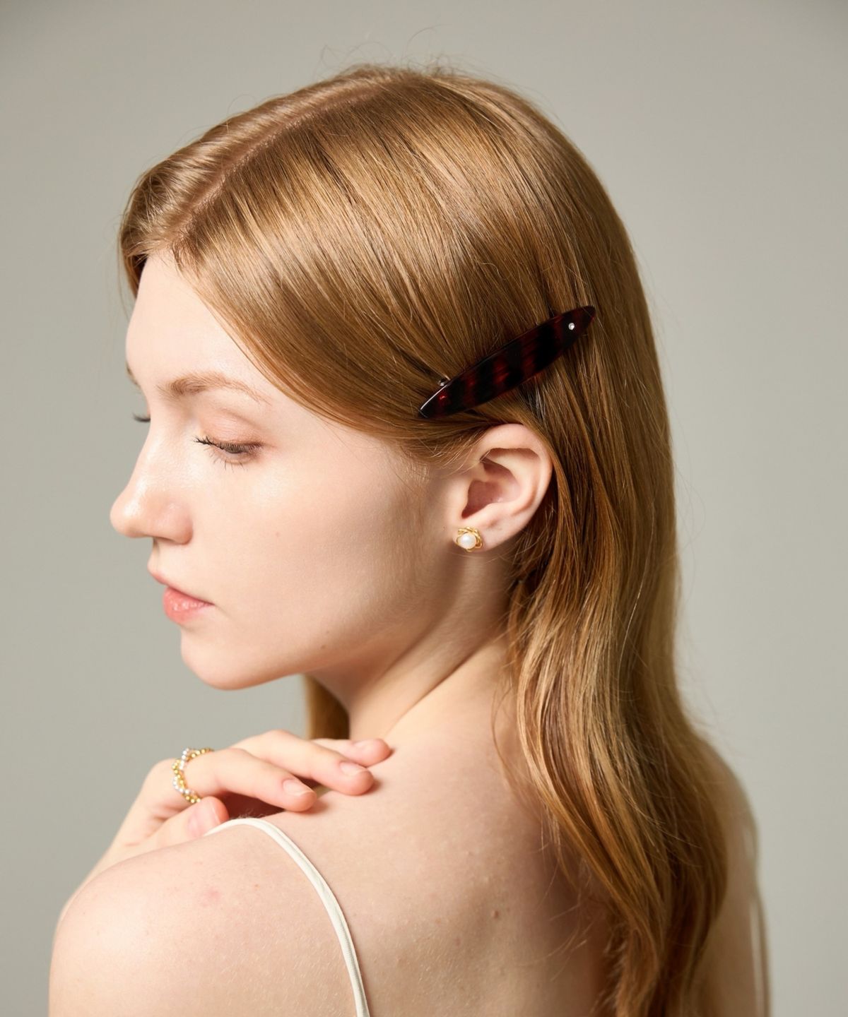 릴리코리(LILYKORI) Marble Barrette Hair Pin