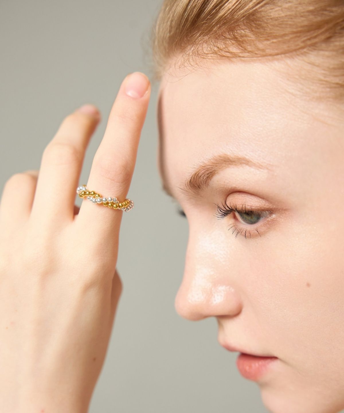 릴리코리(LILYKORI) 925 Silver Two Tone Ring