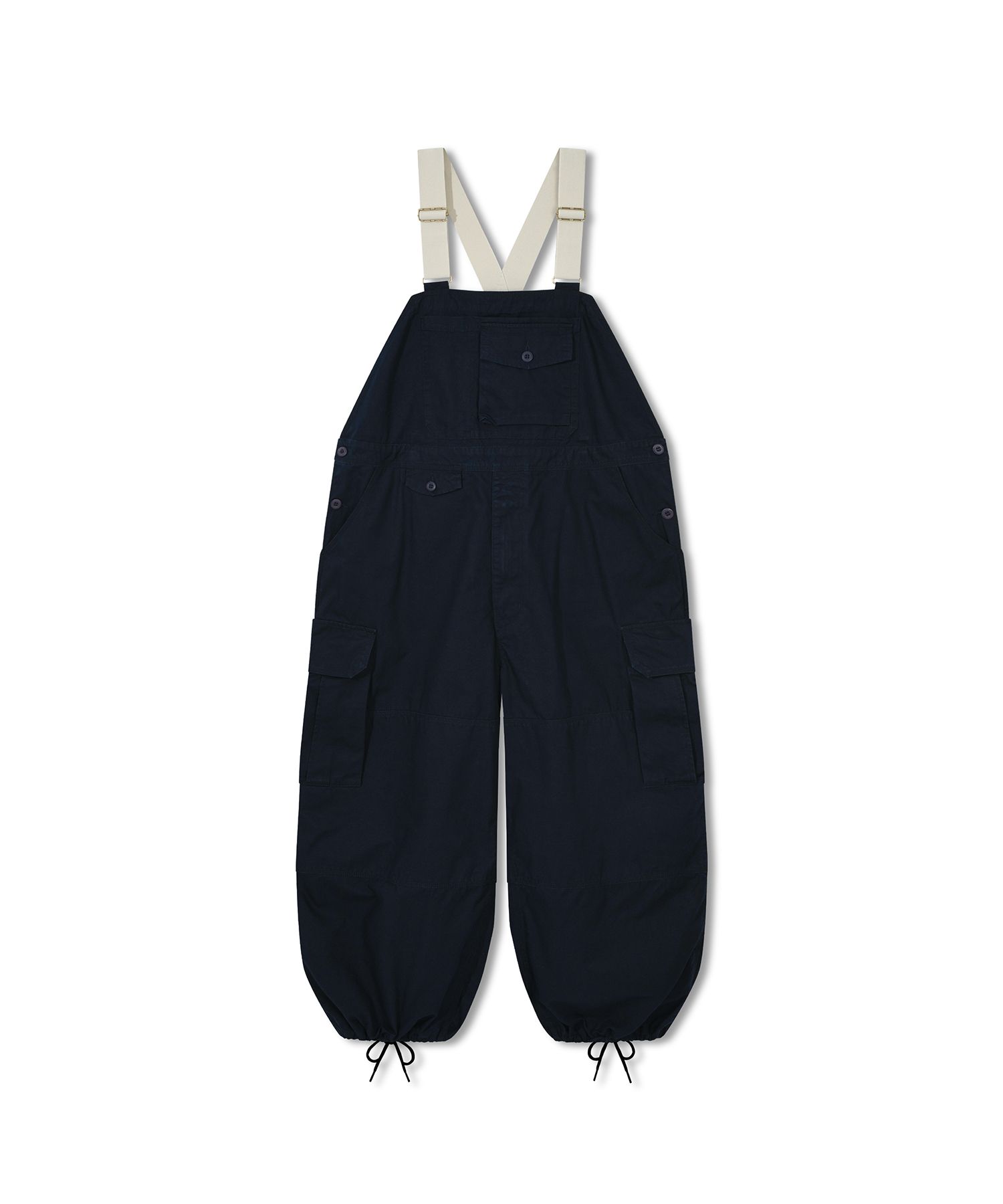 パンツ ANGLAN Backsatin Work Wide Overall Navy パンツ ANGLAN Backsatin Work Wide Overall Navy MUSINSA