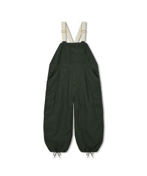 Backsatin Work Wide Overall - Khaki