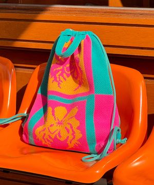 POPPY KNIT 멀티 백팩/핑크