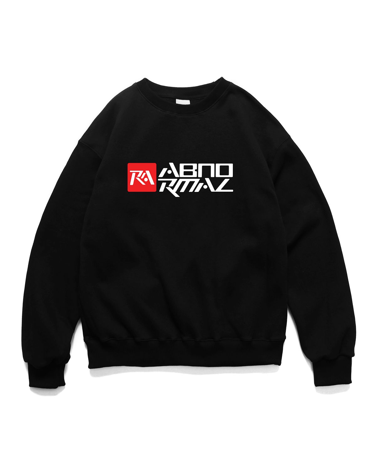 앱놀머씽(ABNORMALTHING) 심볼릭 베이직 크루넥 블랙 (SYMBOLIC BASIC CREWNECK BLACK)
