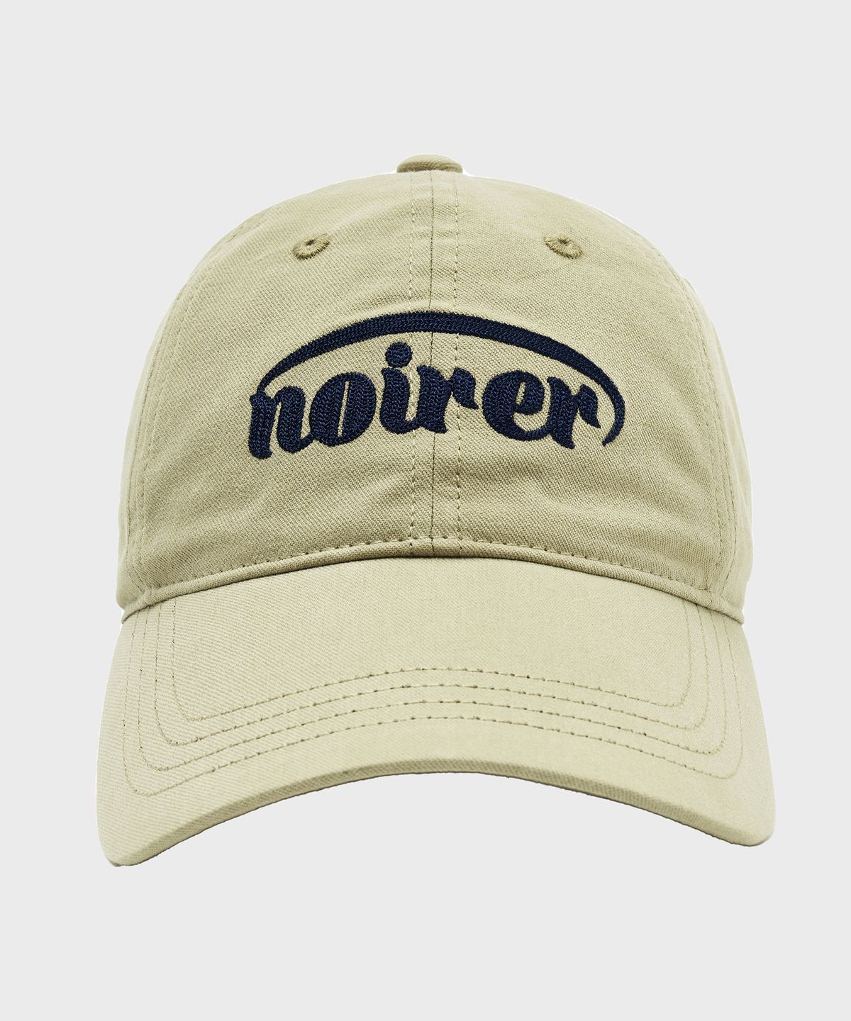 노이어 포 우먼(NOIRER FOR WOMAN) 브러쉬드 아플리케 캡 (베이지)