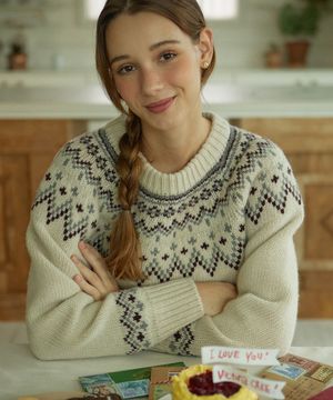 Nordic Jacquard Merino Wool Knit - Oatmeal