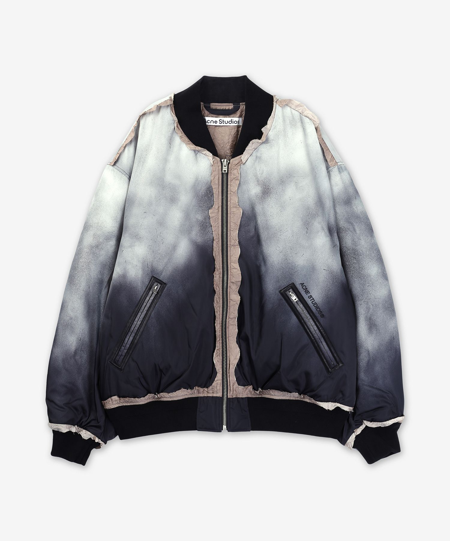 Acne studios ブラウン　ボンバージャケット　36 ユニセックス Acne Studios ダークブラウン ボンバージャケット Acne Studios