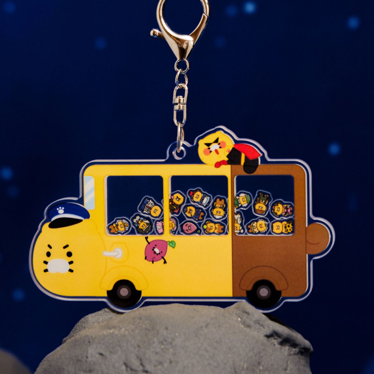 카카오프렌즈(KAKAO FRIENDS) 춘식버스 아크릴 쉐이커 키링_춘식이