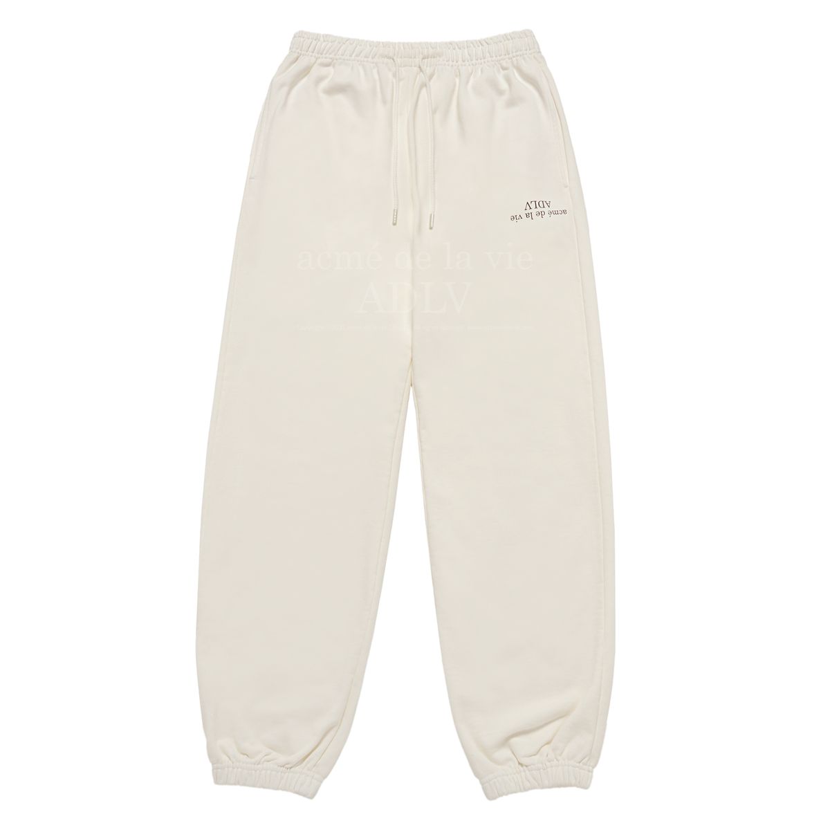 아크메드라비(ACME DE LA VIE) UPSIDE DOWN LOGO NAPPING ZURRY PANTS
