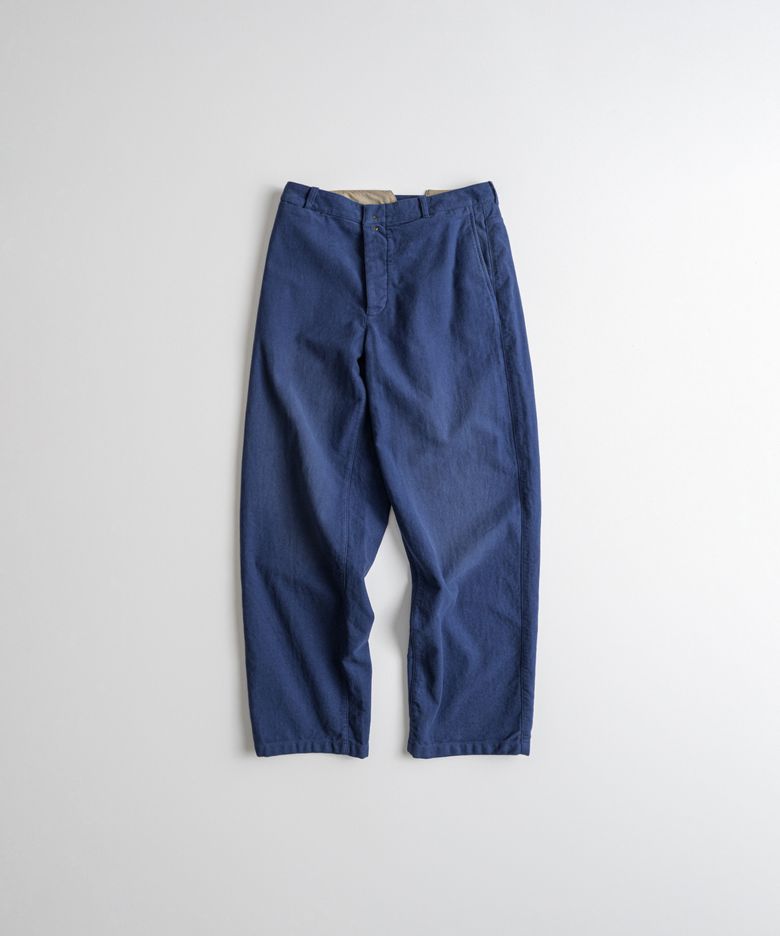 SOFT MOLESKIN FRENCH TROUSERS faded blue