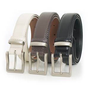 소가죽 캐주얼 남성 수동 슬림 벨트 MFB212