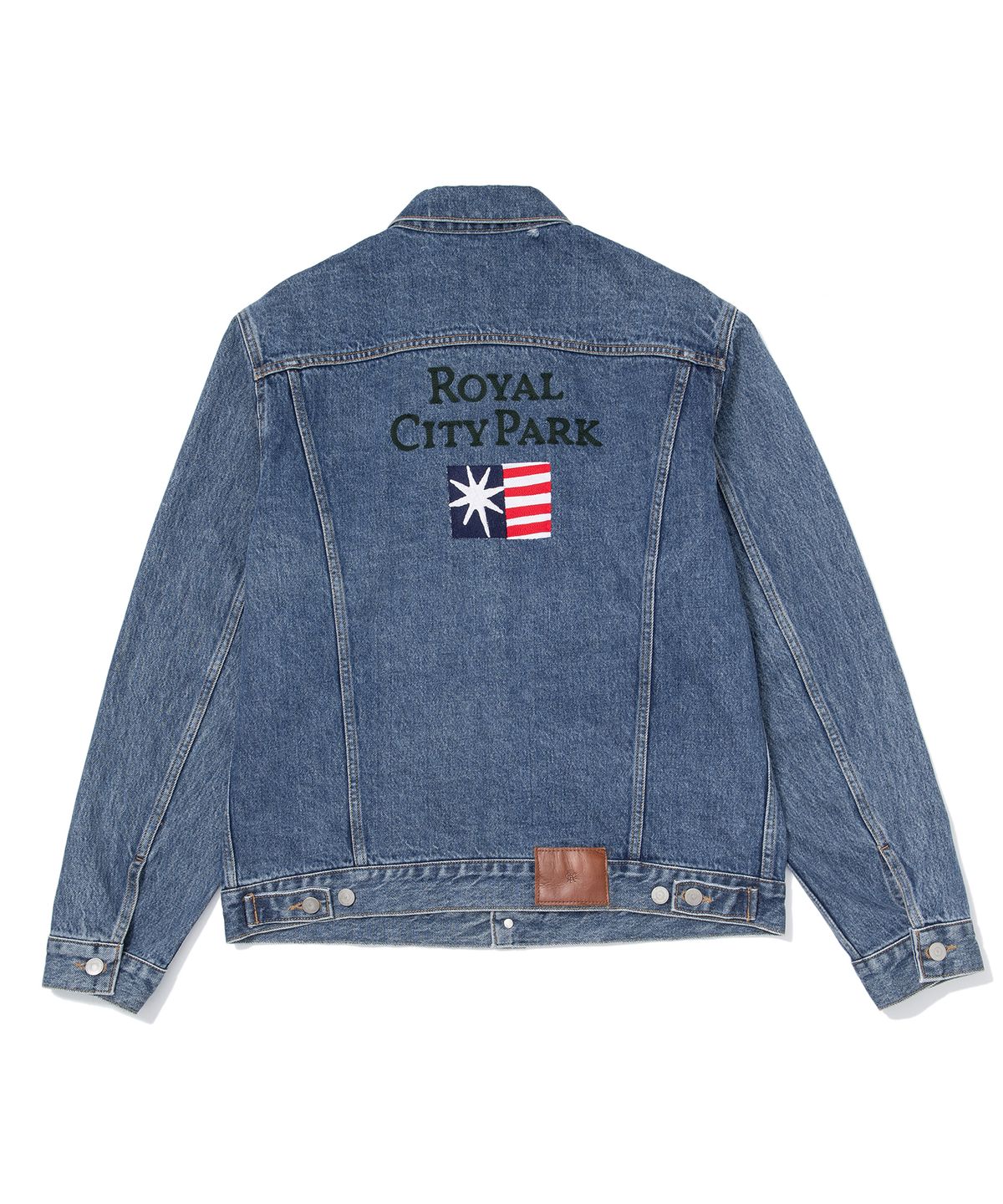 로얄시티파크(ROYAL CITY PARK) RCP 니들워크 데님 자켓(Unisex)