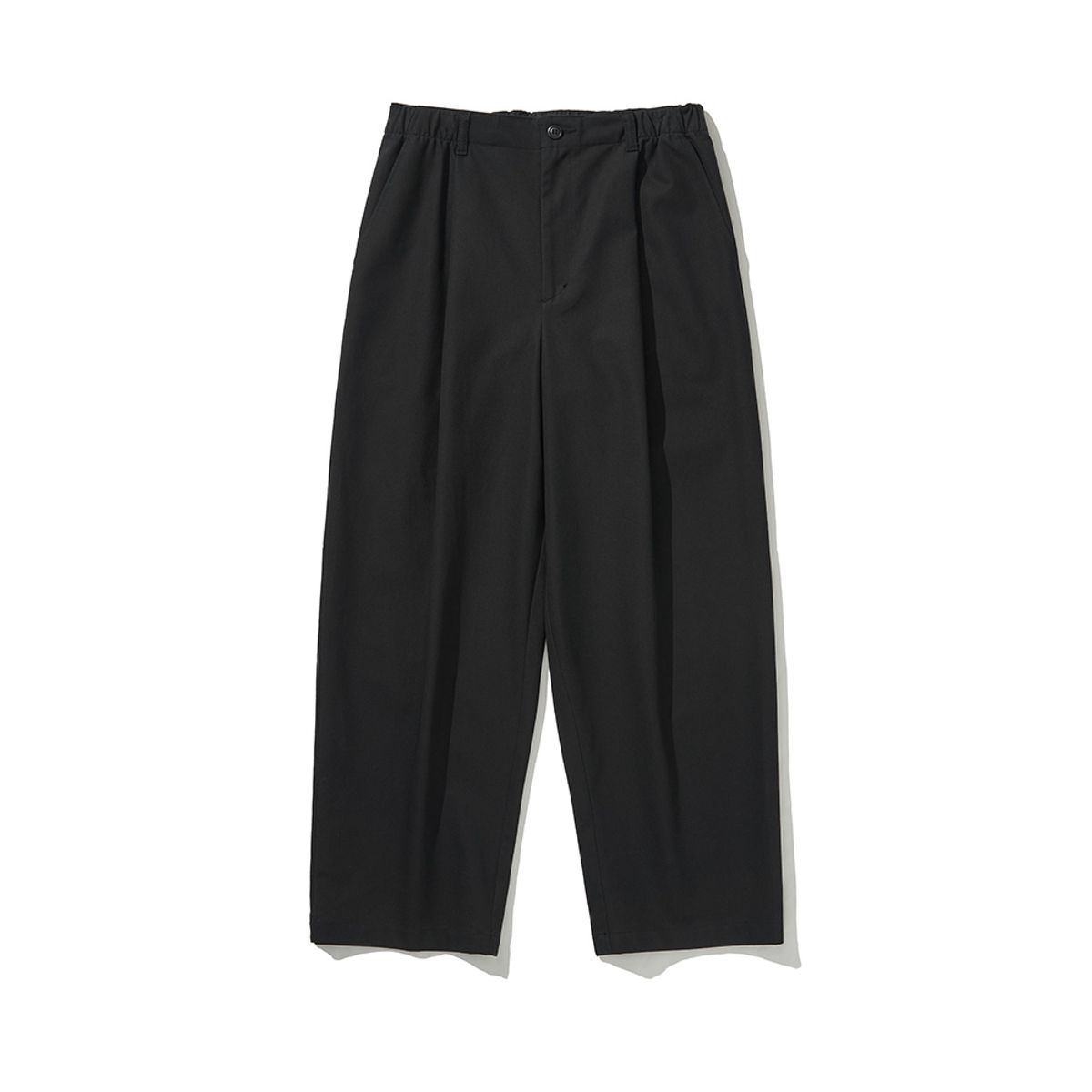 히즈핸더(HISHANDER) ONE PLEATS WIDE EASY PANTS BLACK