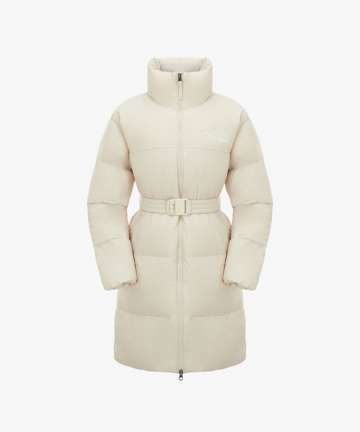 노스페이스(THE NORTH FACE) NC1DQ85B 여성 눕시 벨티드 다운 코트 (RDS 다운)_SAND SHELL