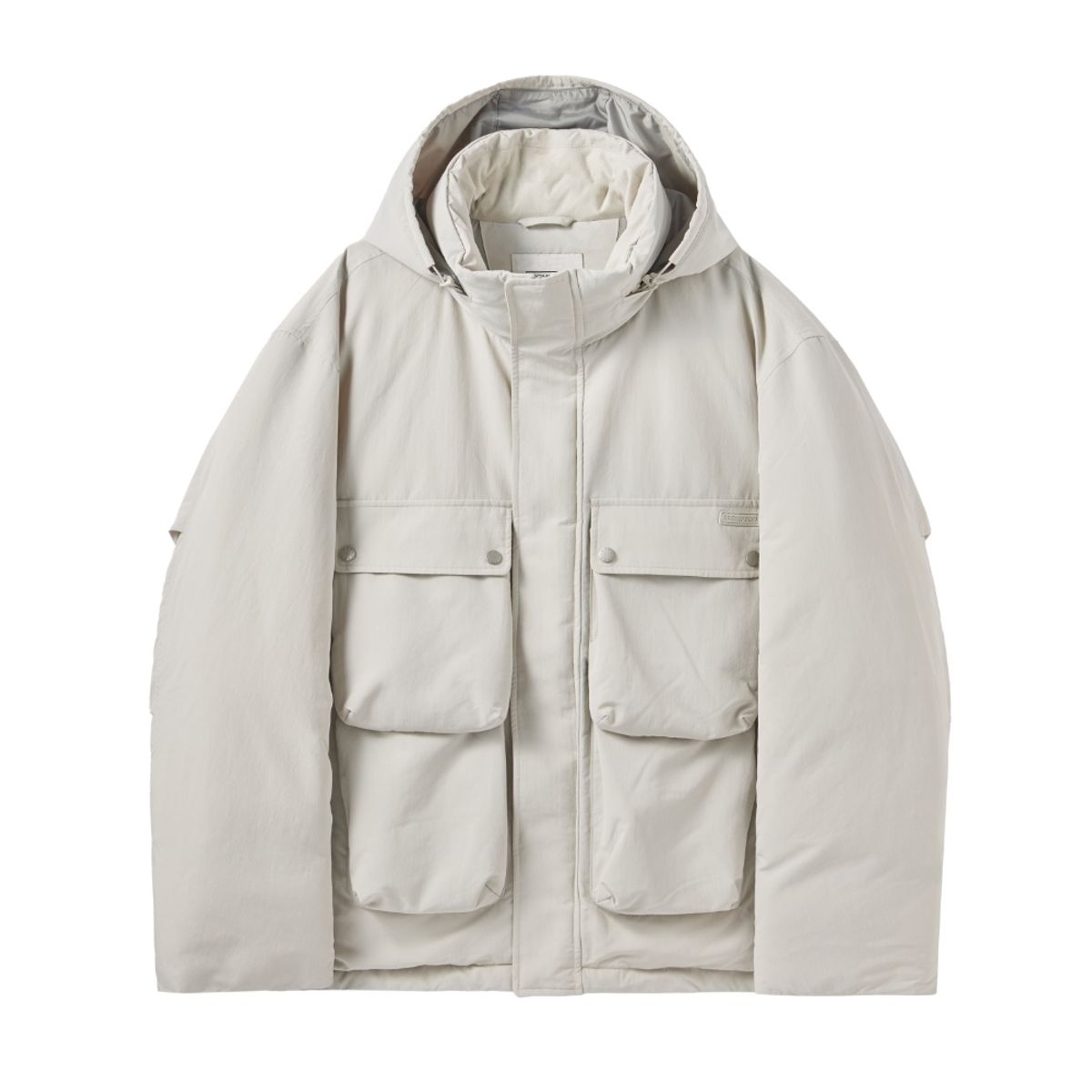 브롬톤 런던(BROMPTON LONDON) BRITISH CAMPER HOOD DOWN - L/GREY (P244MDW510)