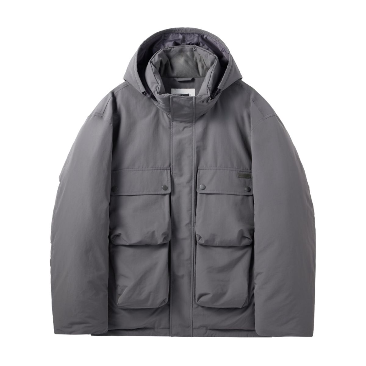 브롬톤 런던(BROMPTON LONDON) BRITISH CAMPER HOOD DOWN - GREY (P244MDW510)