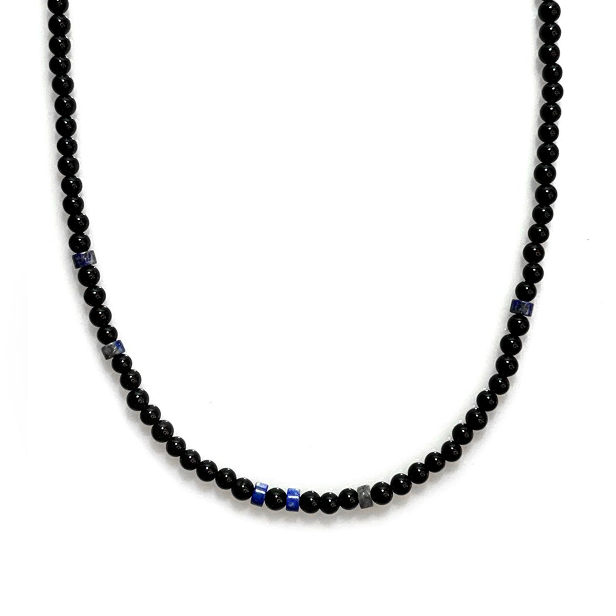 어 그라운드 링(AGROUNDRING) Onyx Bead Necklace (라피스)