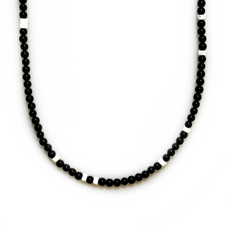 Onyx Bead Necklace (아게이트)