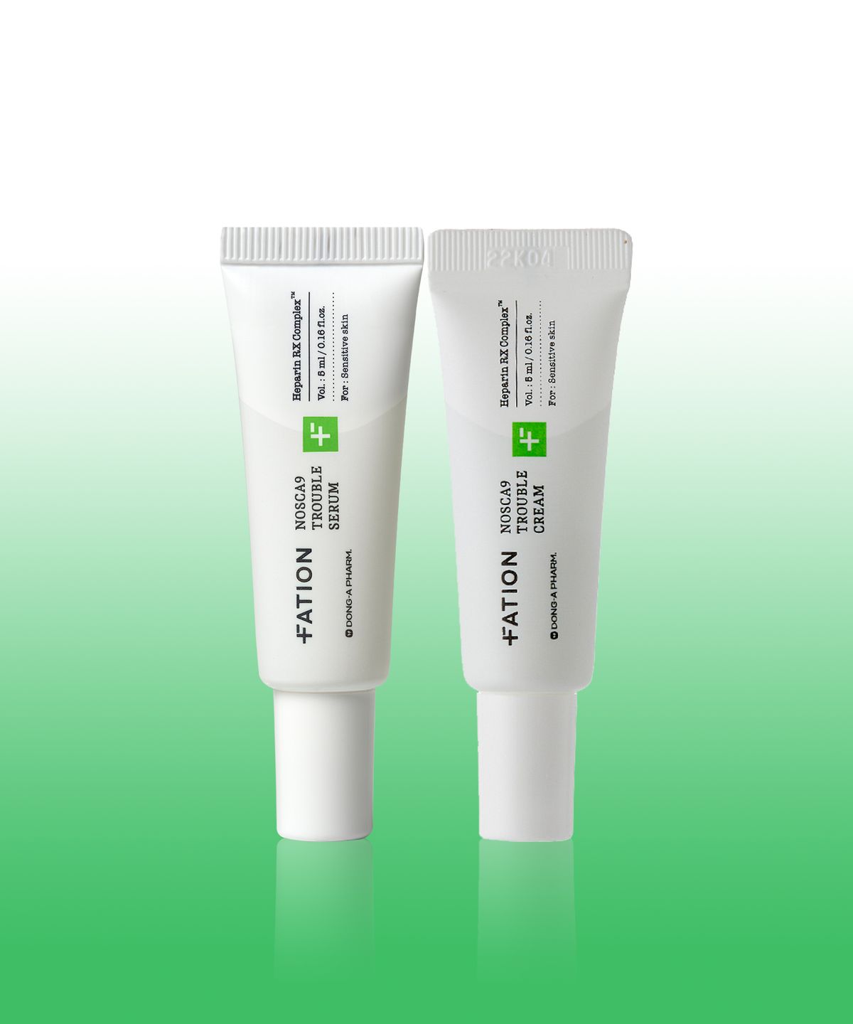 파티온(FATION) 노스카나인 트러블 2종 키트(세럼 5ml+크림 5ml)