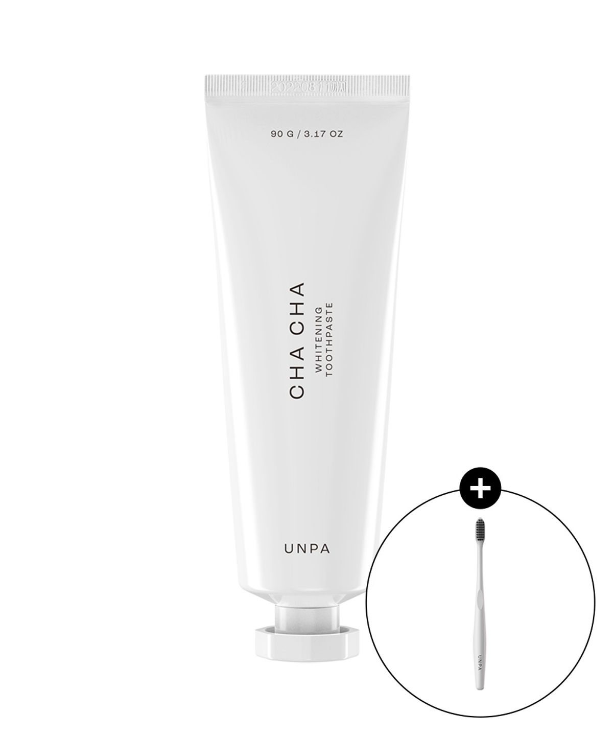 언파(UNPA) 차차 캐모마일 미백 치약 90g1개+차차칫솔1개