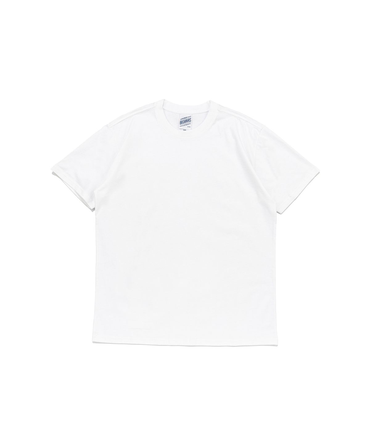 비캔버스(BECANVAS) BECANVAS 32S SHORTSLEEVE (WHITE)