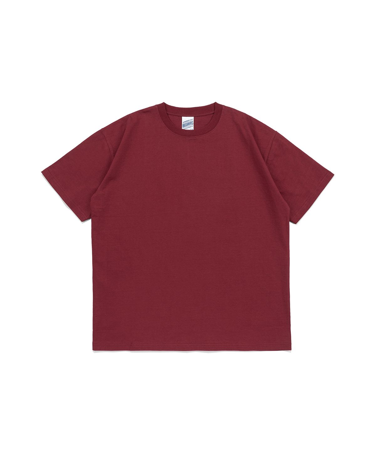비캔버스(BECANVAS) BECANVAS 18S SHORTSLEEVE (BURGUNDY)
