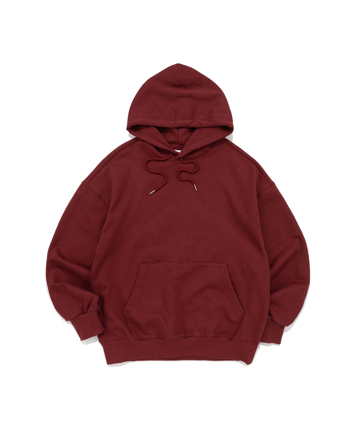 비캔버스(BECANVAS) BECANVAS OVERFIT HOOD (BURGUNDY)