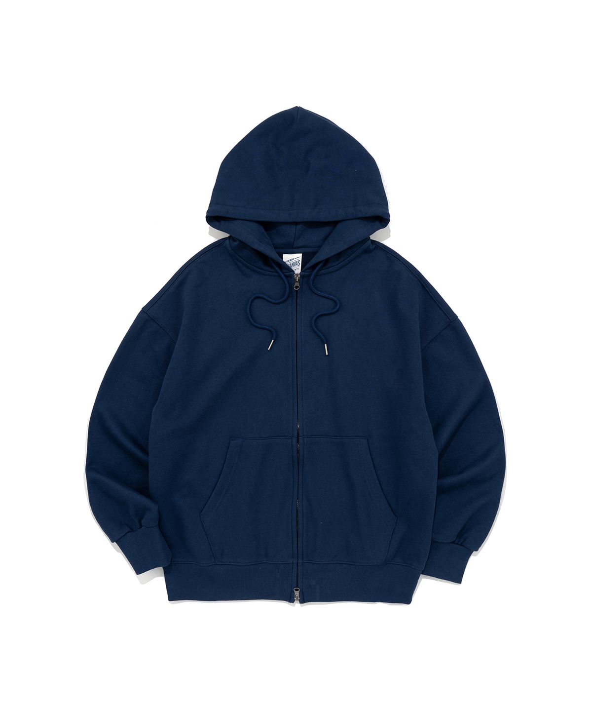 비캔버스(BECANVAS) BECANVAS OVERFIT 2WAY HOOD ZIP-UP (NAVY)
