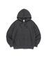BECANVAS OVERFIT 2WAY HOOD ZIP-UP (CHARCOAL)