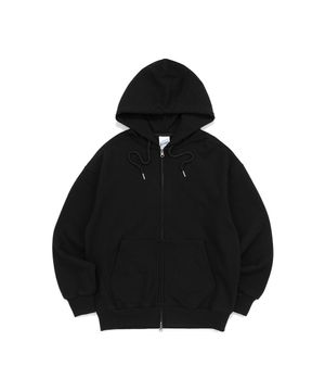 BECANVAS OVERFIT 2WAY HOOD ZIP-UP (BLACK)
