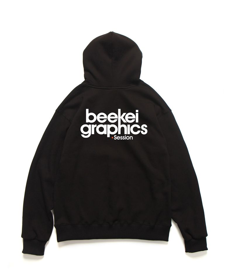비케이그래픽스 후드 블랙 (BEEKEIGRAPHICS HOOD BLACK)