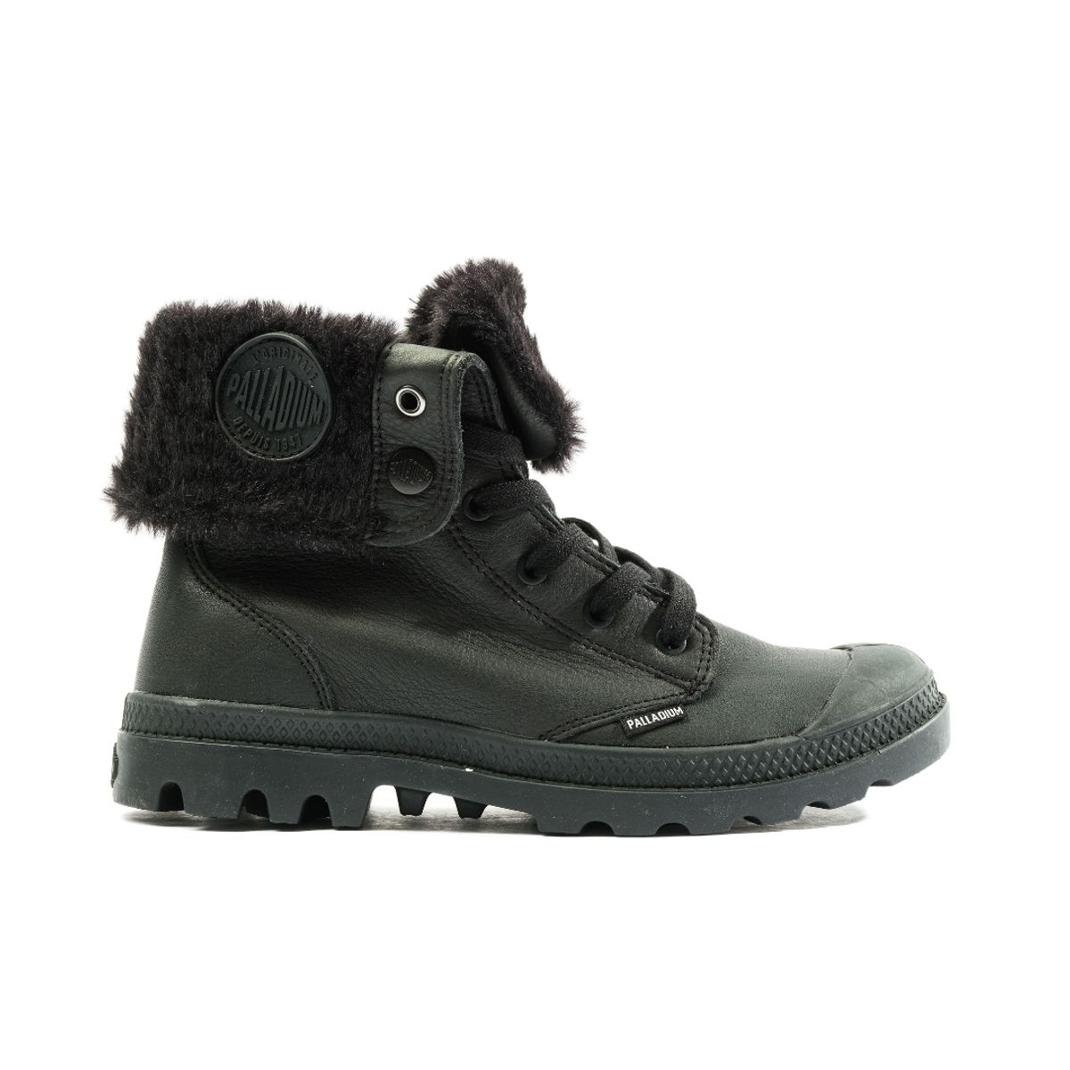 팔라디움(PALLADIUM) 배기 뉴버크 블랙 여성 양털부츠 97962-001-M