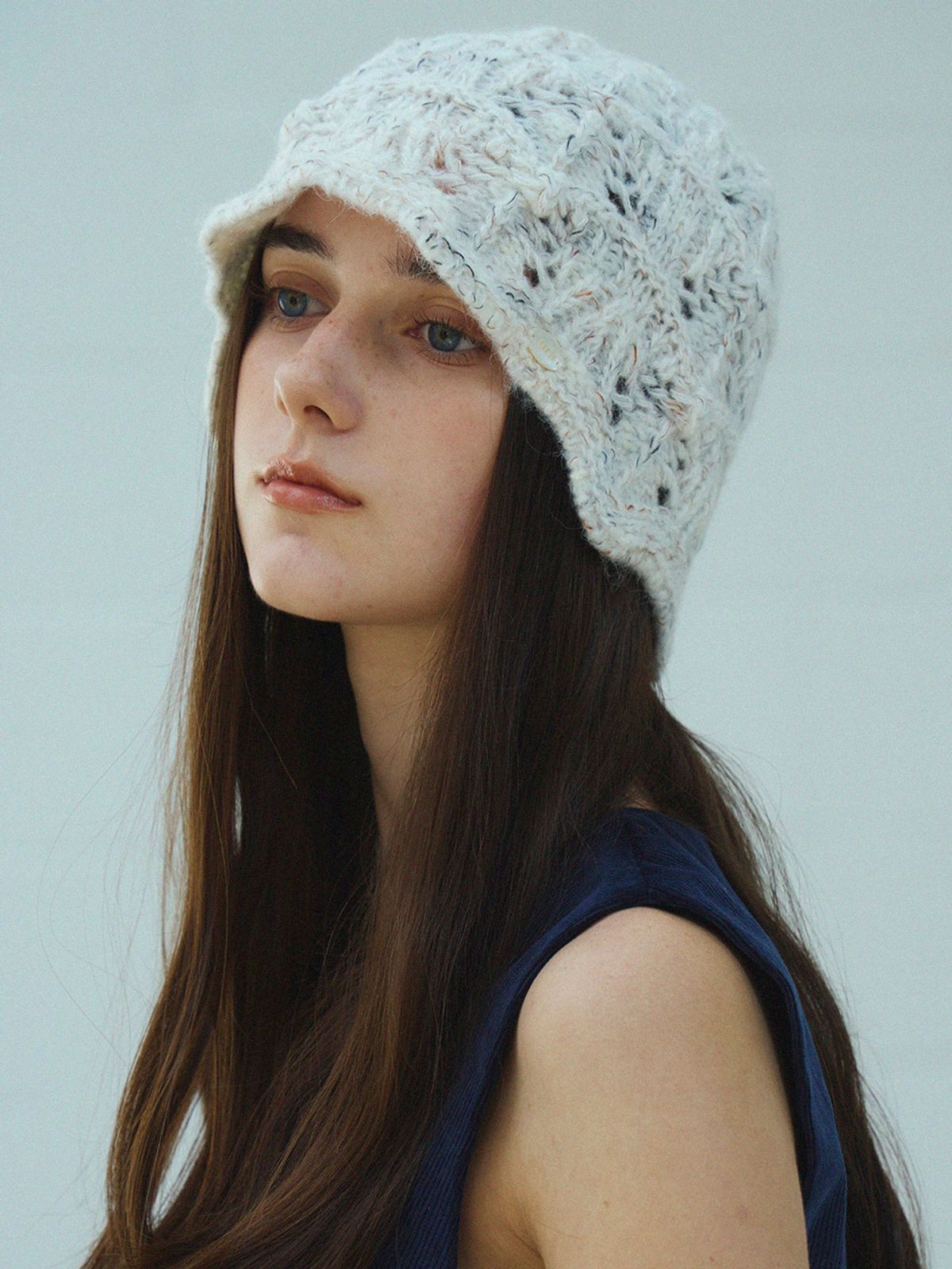메르헨(MERCHEN) Ripple bokashi beanie_4color