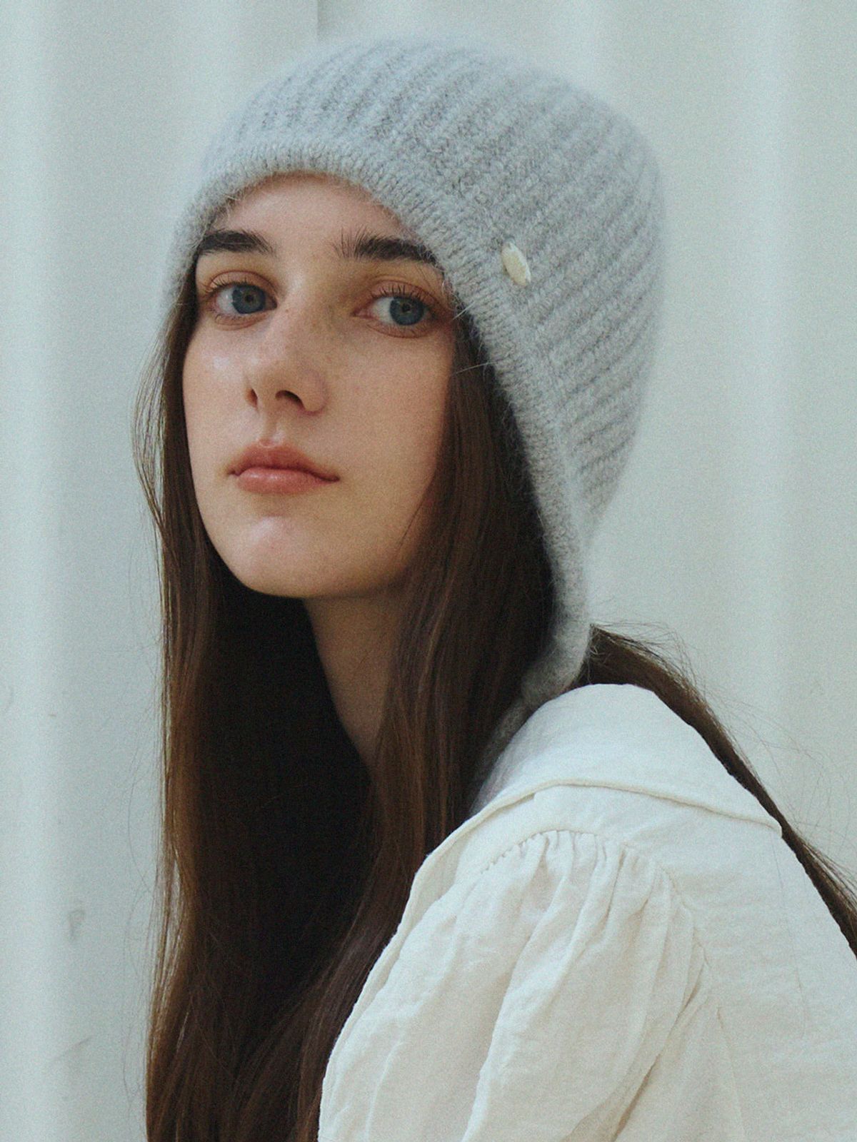 메르헨(MERCHEN) Angora strap beanie_7color