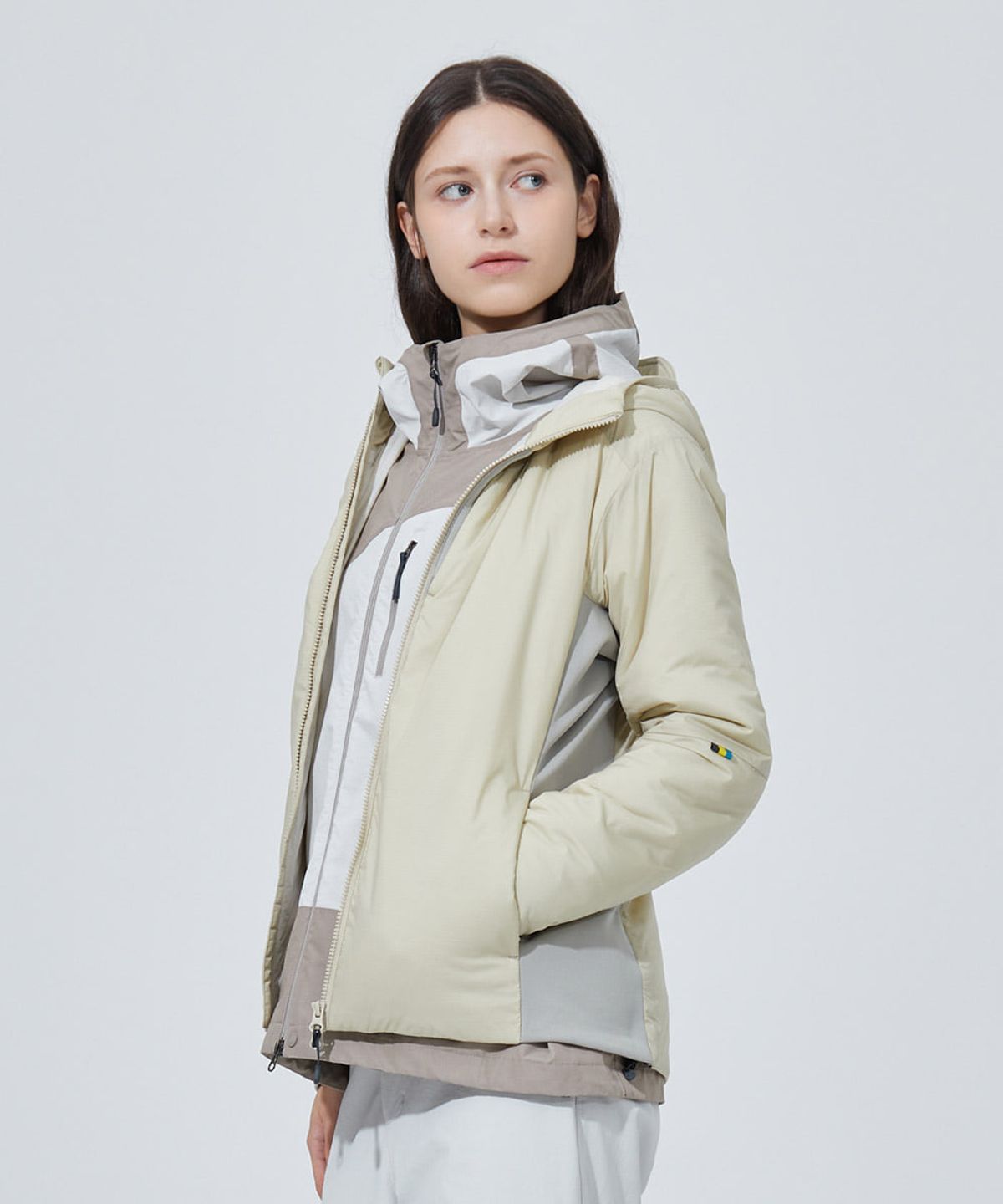 시에라디자인(SIERRA DESIGNS) W) 마리(MARIE) 경량 인슐레이션 자켓 YELLOW