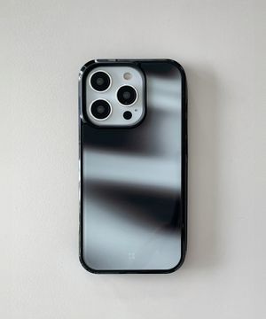 [아이폰17][+맥세이프][+갤럭시S26]Abyss 글라스 블랙 범퍼 케이스