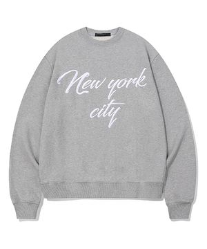 뉴욕시티  맨투맨_그레이