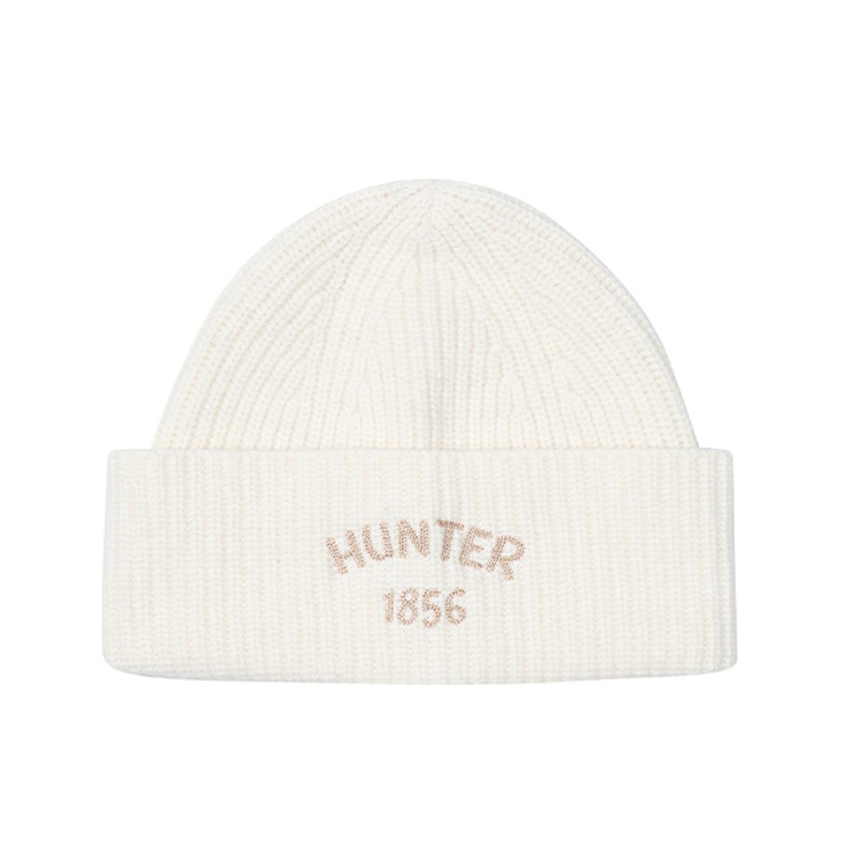 헌터(HUNTER) [UNISEX] 립 니트 캐시미어 비니- 아이보리 HBW0006CHZIVO