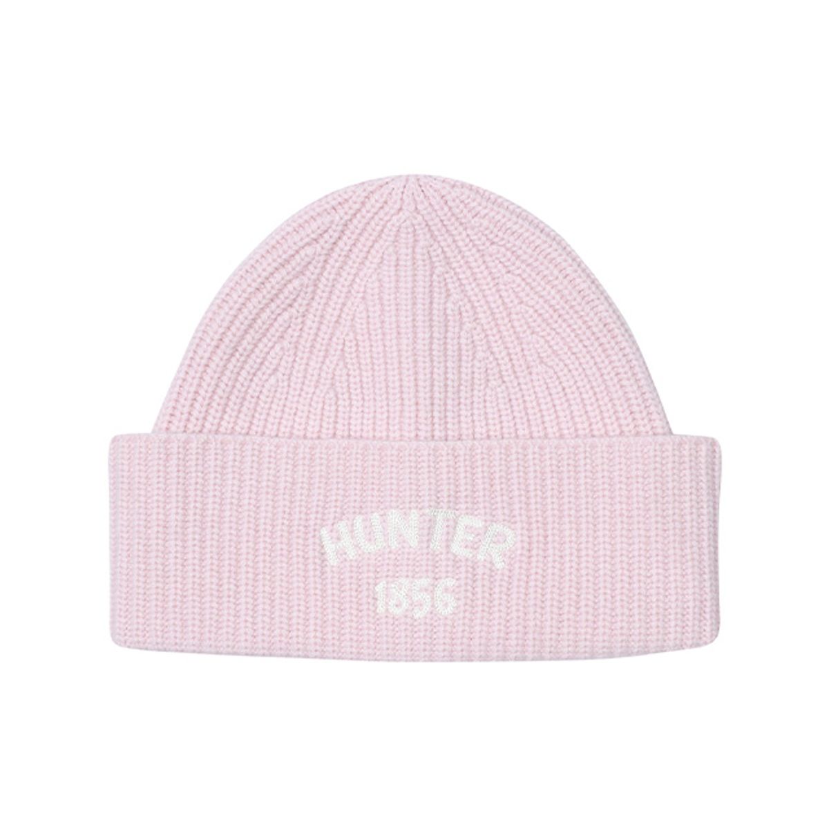 헌터(HUNTER) [UNISEX] 립 니트 캐시미어 비니- 핑크 HBW0006CHZPNK