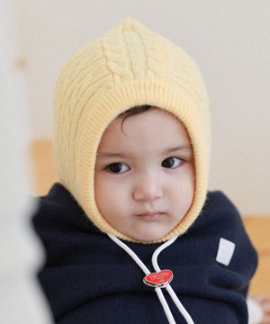 [KIDS] 스너그 케이블 바라클라바 옐로우