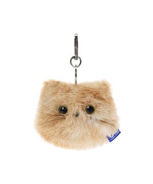 샹뇽이 파우치 키링 브라운