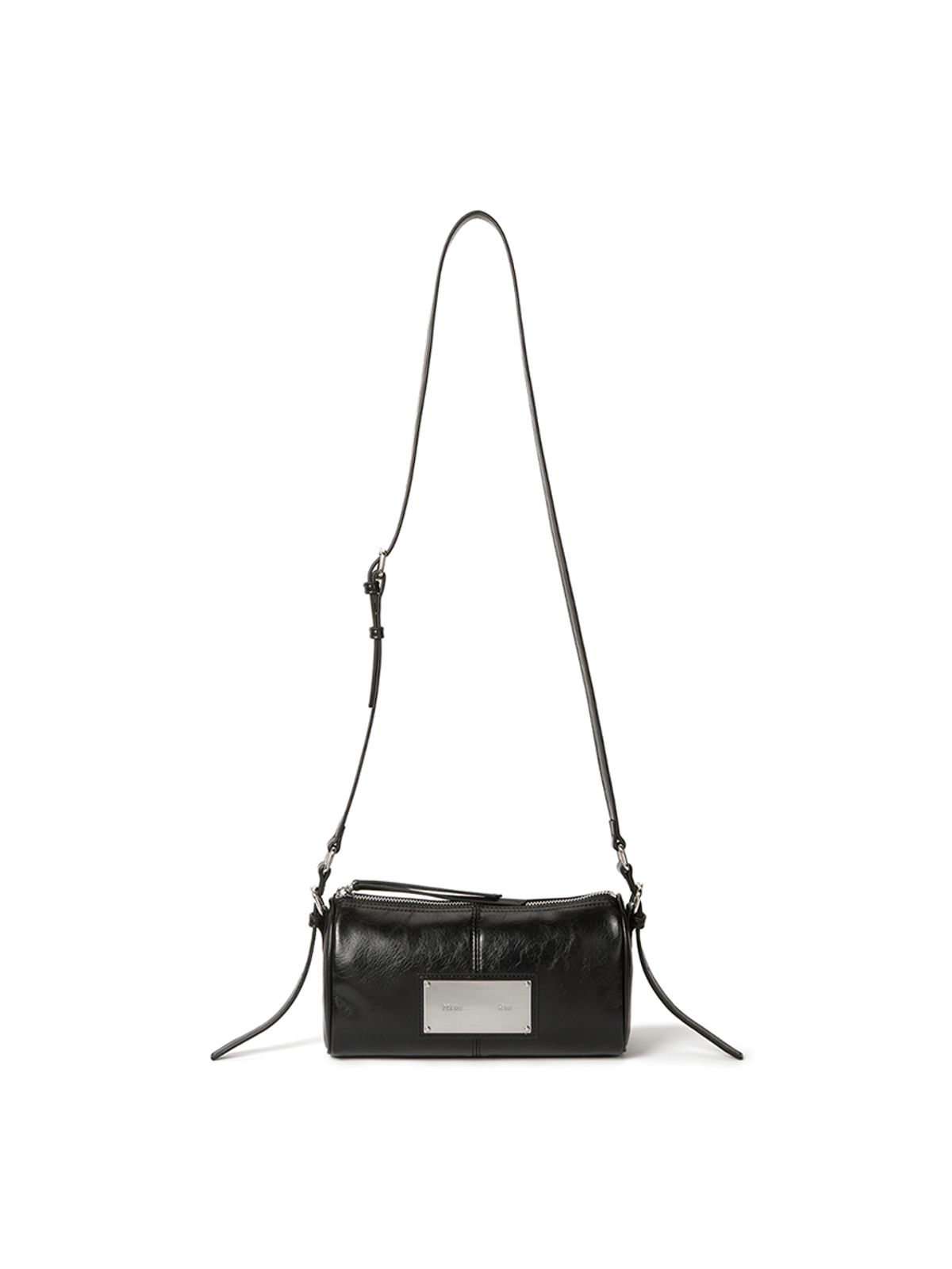 마뗑킴(MATIN KIM) BUCKLE STRAP TWO WAY MINI BAG IN BLACK