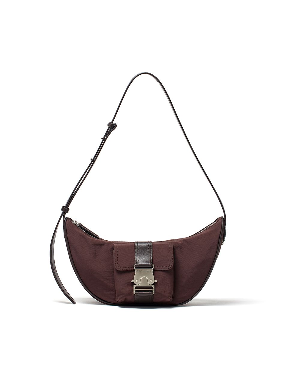 ショルダーバッグ・ポシェット [MATINKIM]buckle hobo bag in brown MUSINSA | MATIN KIM BUCKLE HOBO BAG IN BROWN