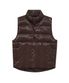 86-IRO338 에센셜 퀄팅 글로시 더플 패딩 베스트 브라운