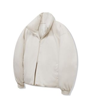 87-STAN105 유틸리티 하이넥 스웨이드 패딩 아이보리