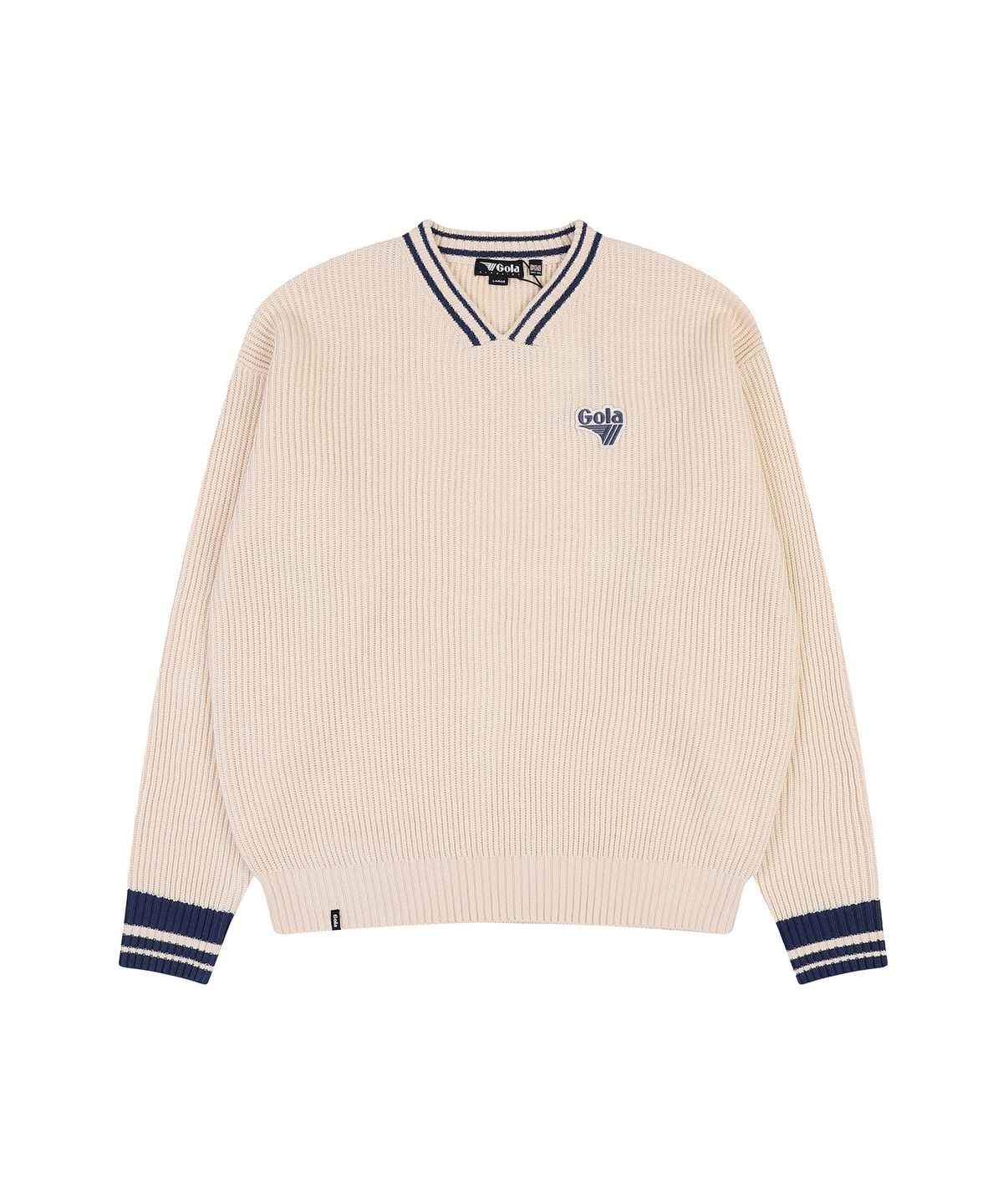 골라(GOLA) SPORTY KNIT PULLOVER [IVORY]